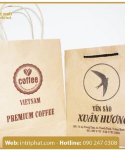 mẫu in túi giấy kraft cho shop thời trang