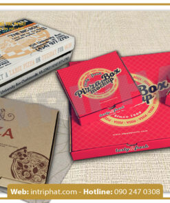 in hộp pizza