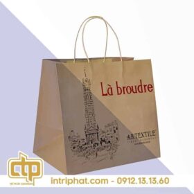 in túi giấy giá rẻ cho shop thời trang