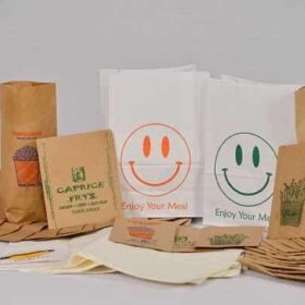 in túi giấy giá rẻ đựng thức ăn nhanh