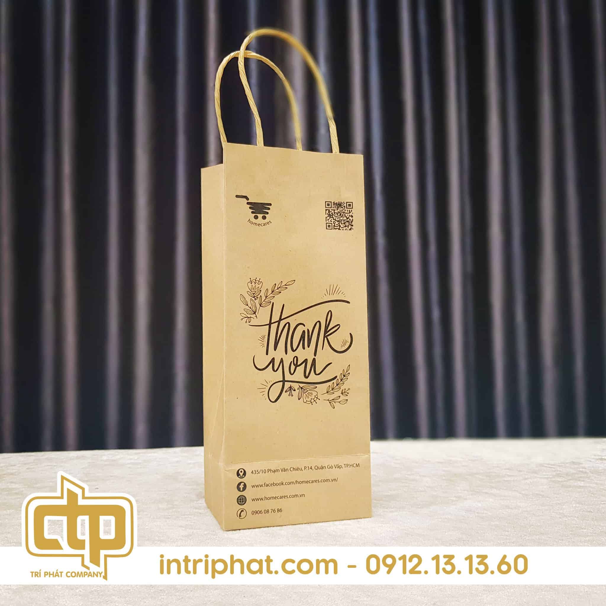 in túi giấy kraft tại hcm