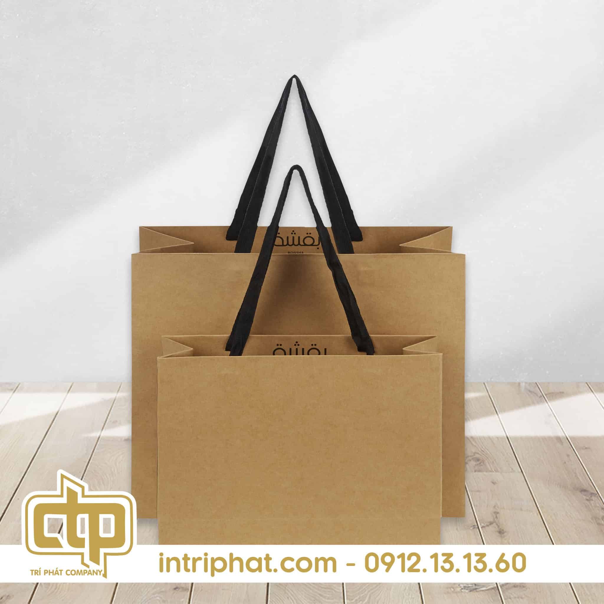 in túi giấy kraft giá rẻ tại tphcm