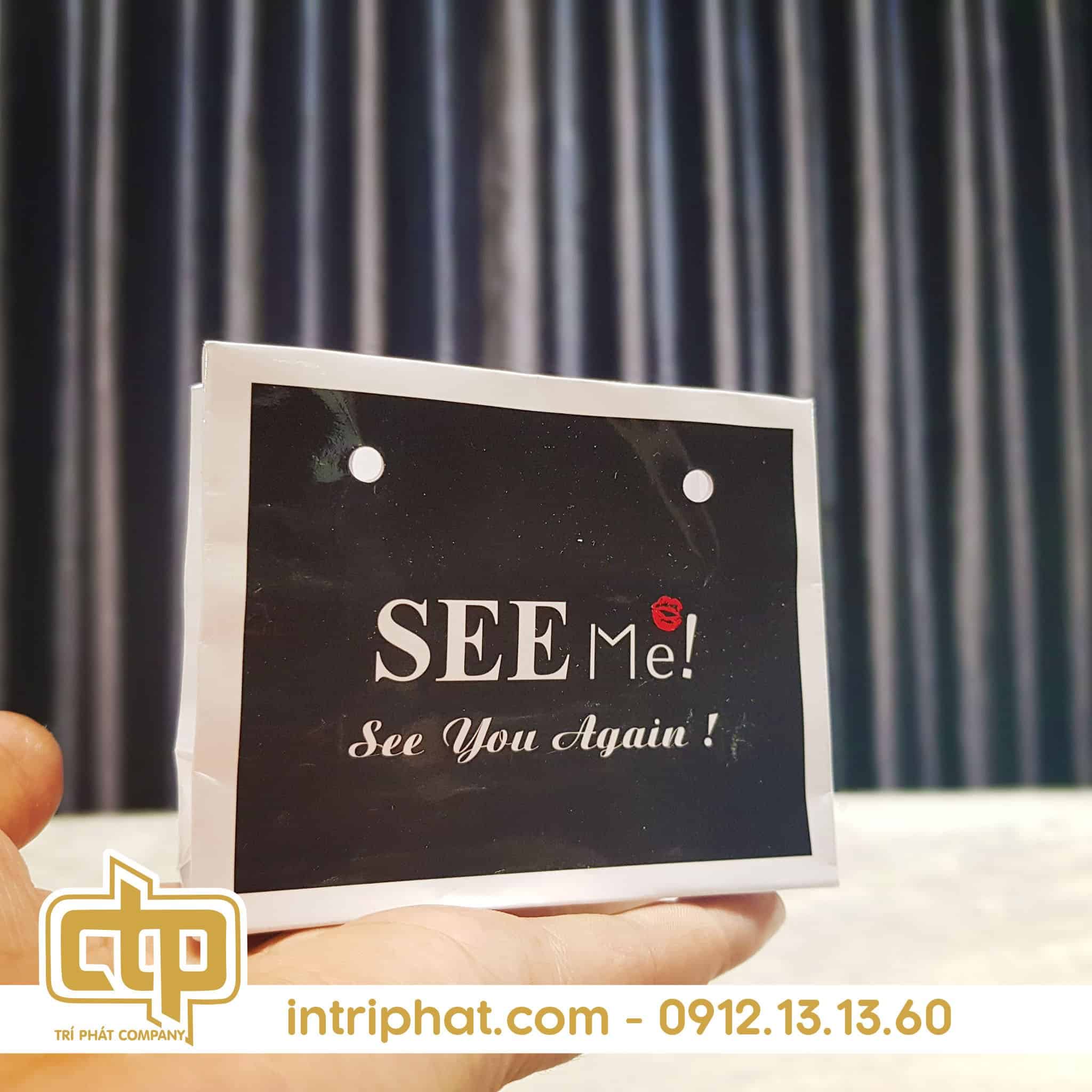 in túi giấy đựng quần áo shop thời trang