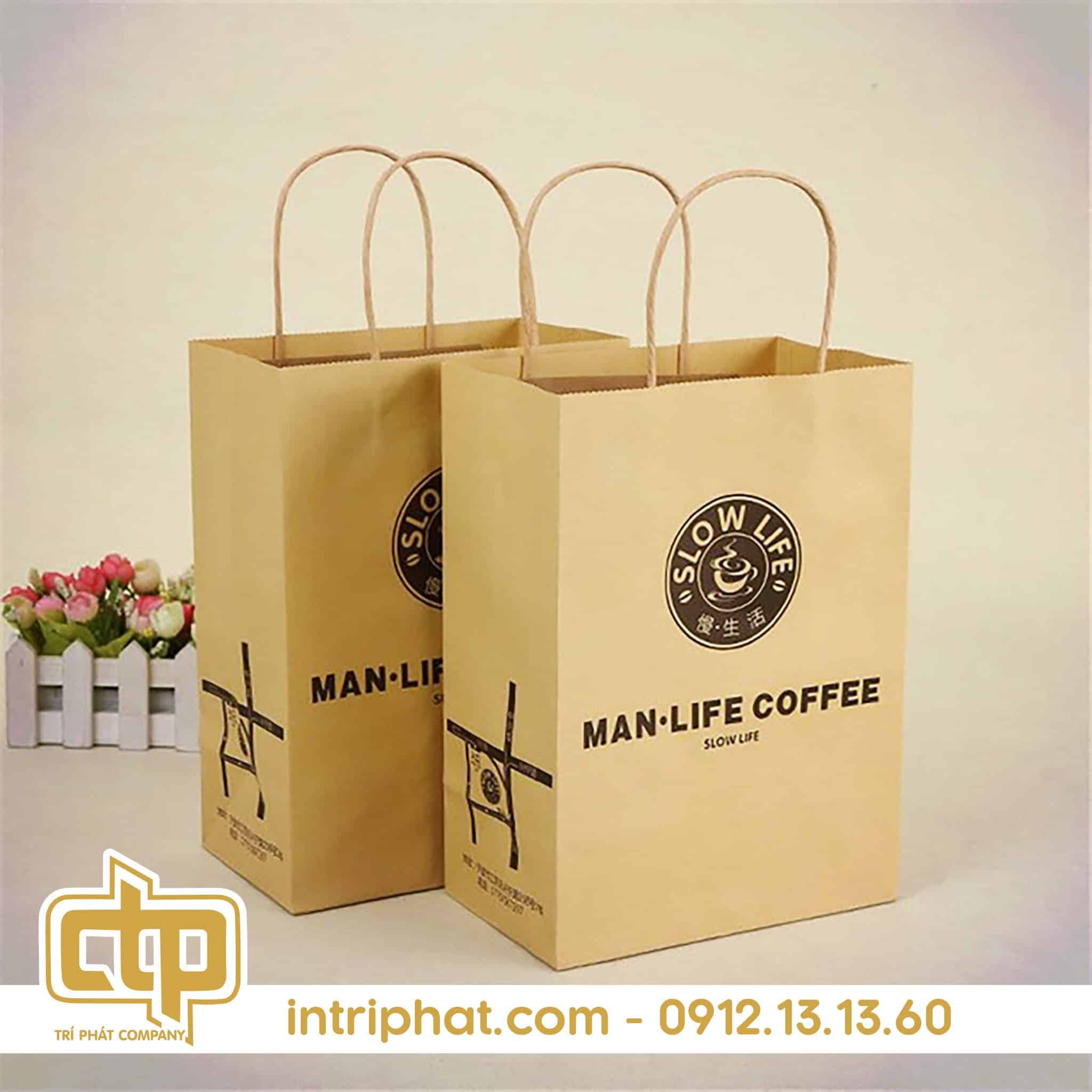 in túi giấy kraft chất lượng giá rẻ