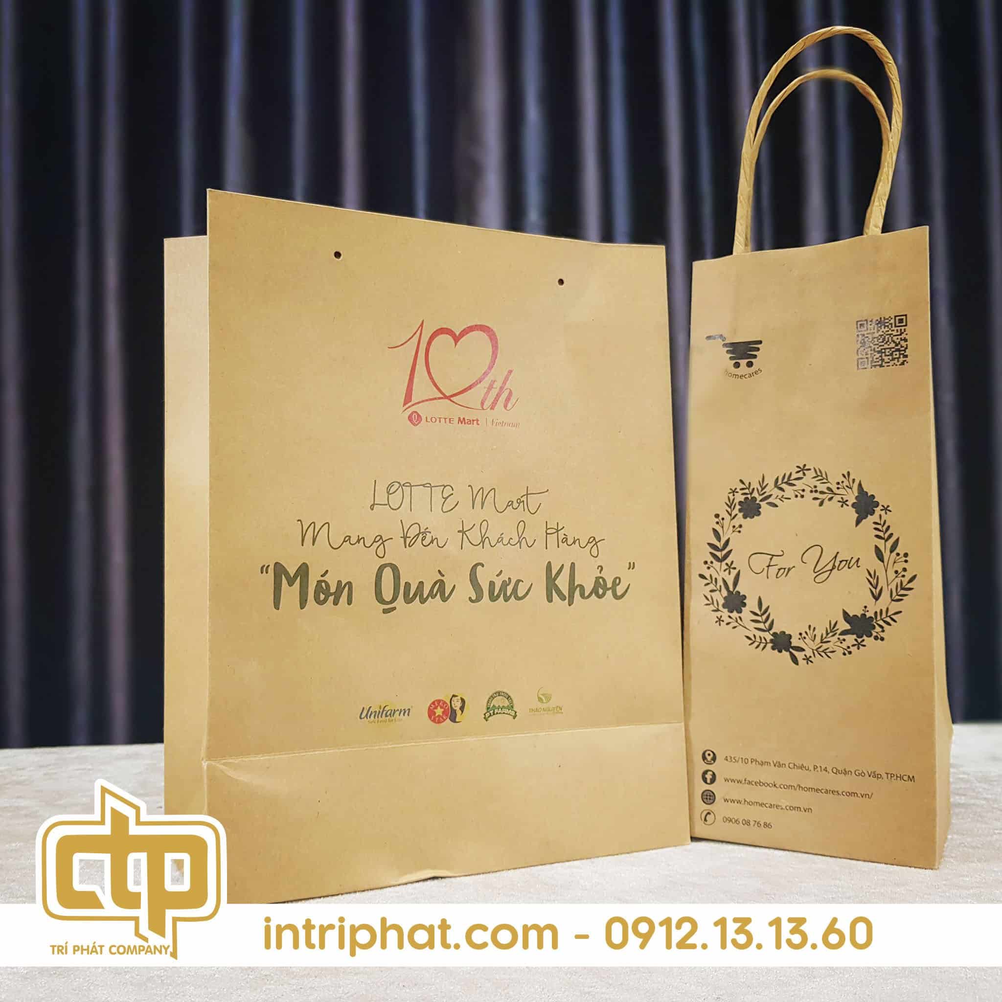 bao bì túi giấy kraft
