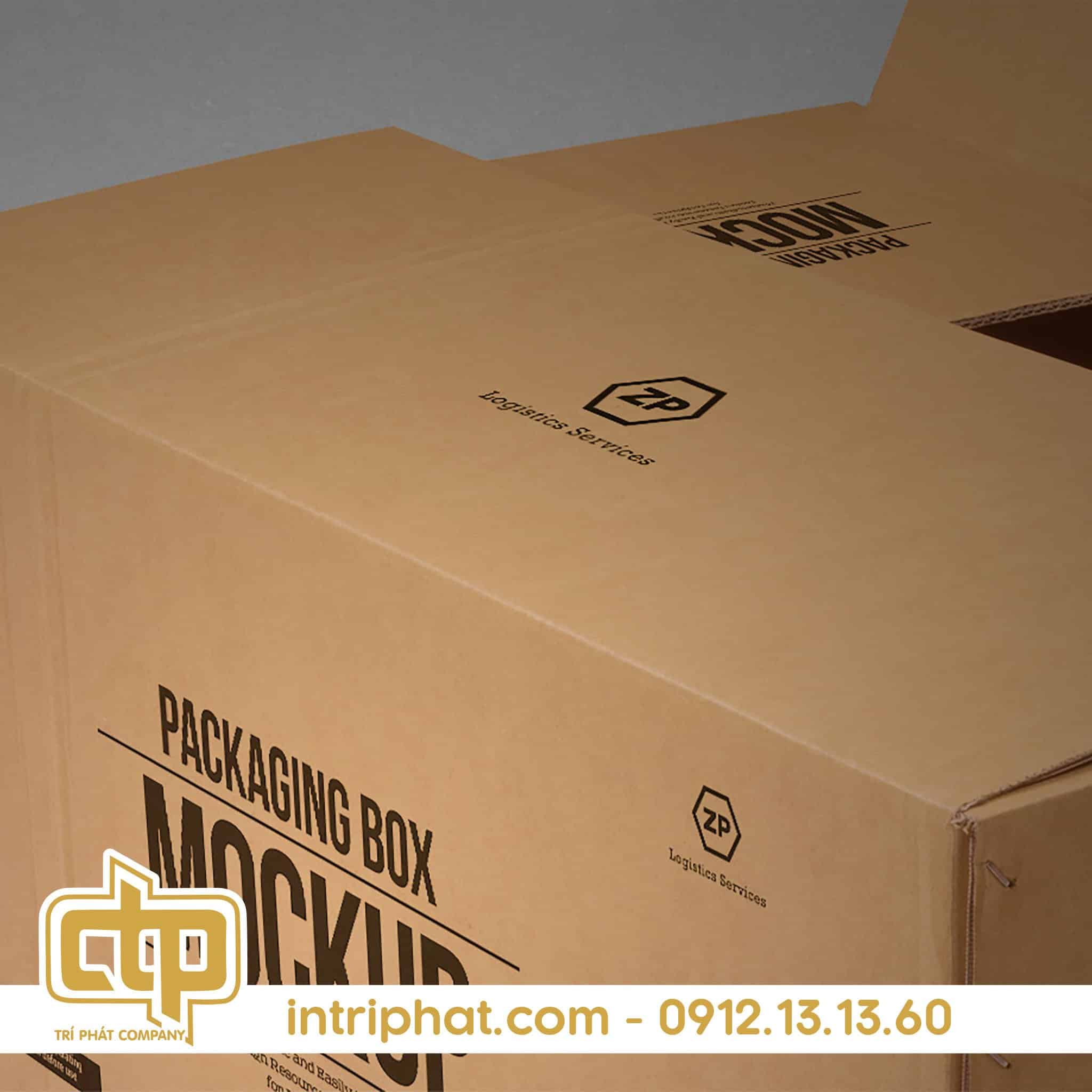 in thùng carton giá rẻ tại In Bao Bì Trí Phát