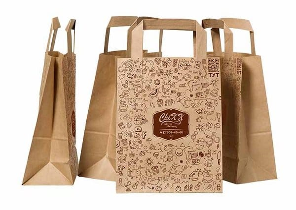 túi giấy kraft có quai giá rẻ
