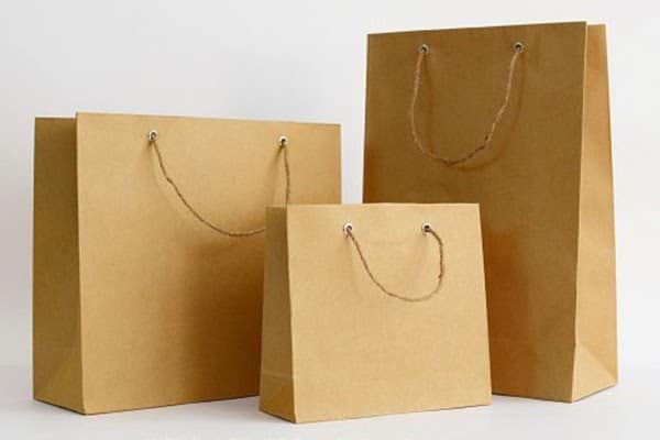 túi giấy kraft có quai đẹp giá rẻ