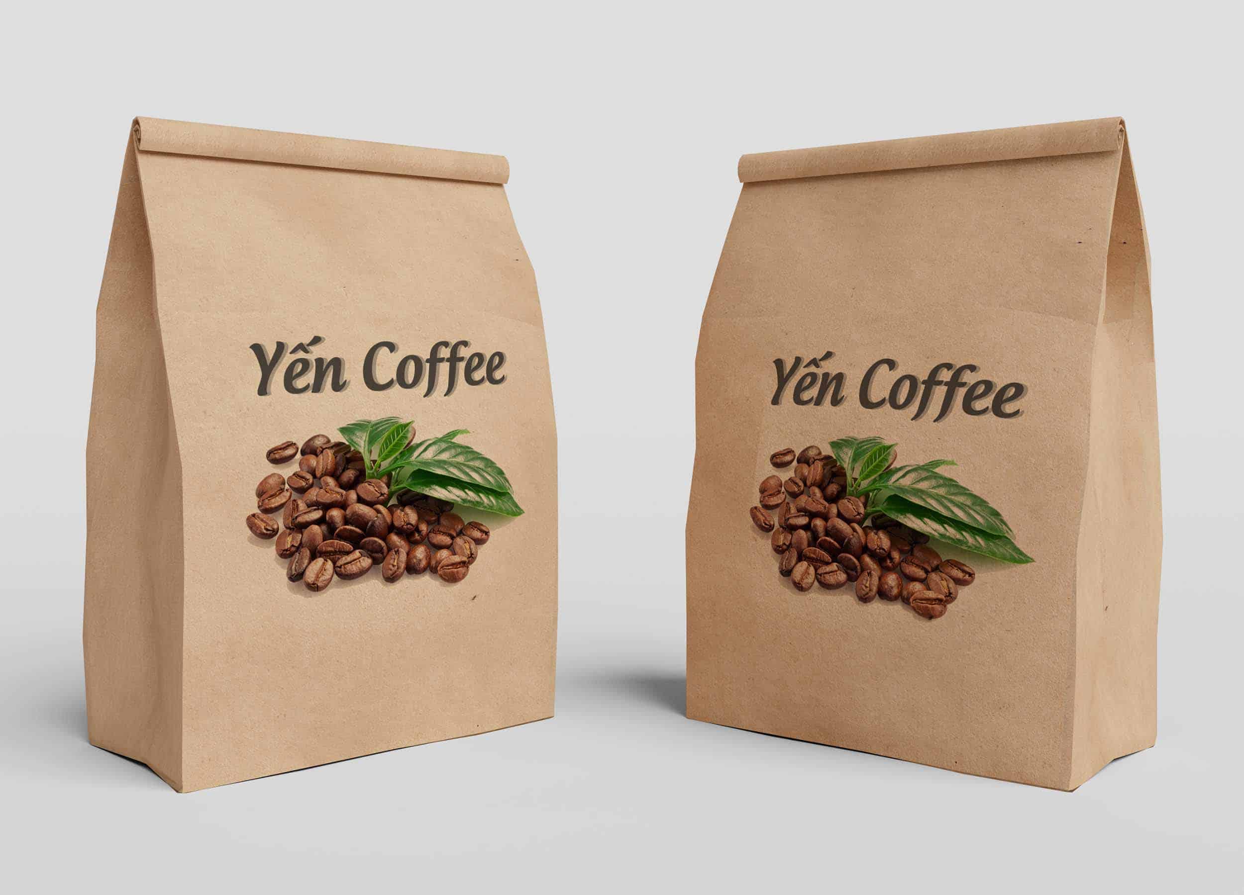 in túi giấy đựng cà phê hcm