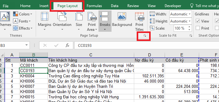cách in hết khổ giấy A4 trong excel 2010