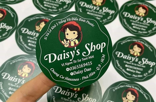 in logo decal chất lượng