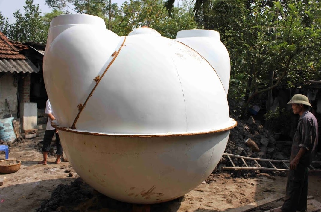 xây dựng hầm biogas composite bảo vệ môi trường