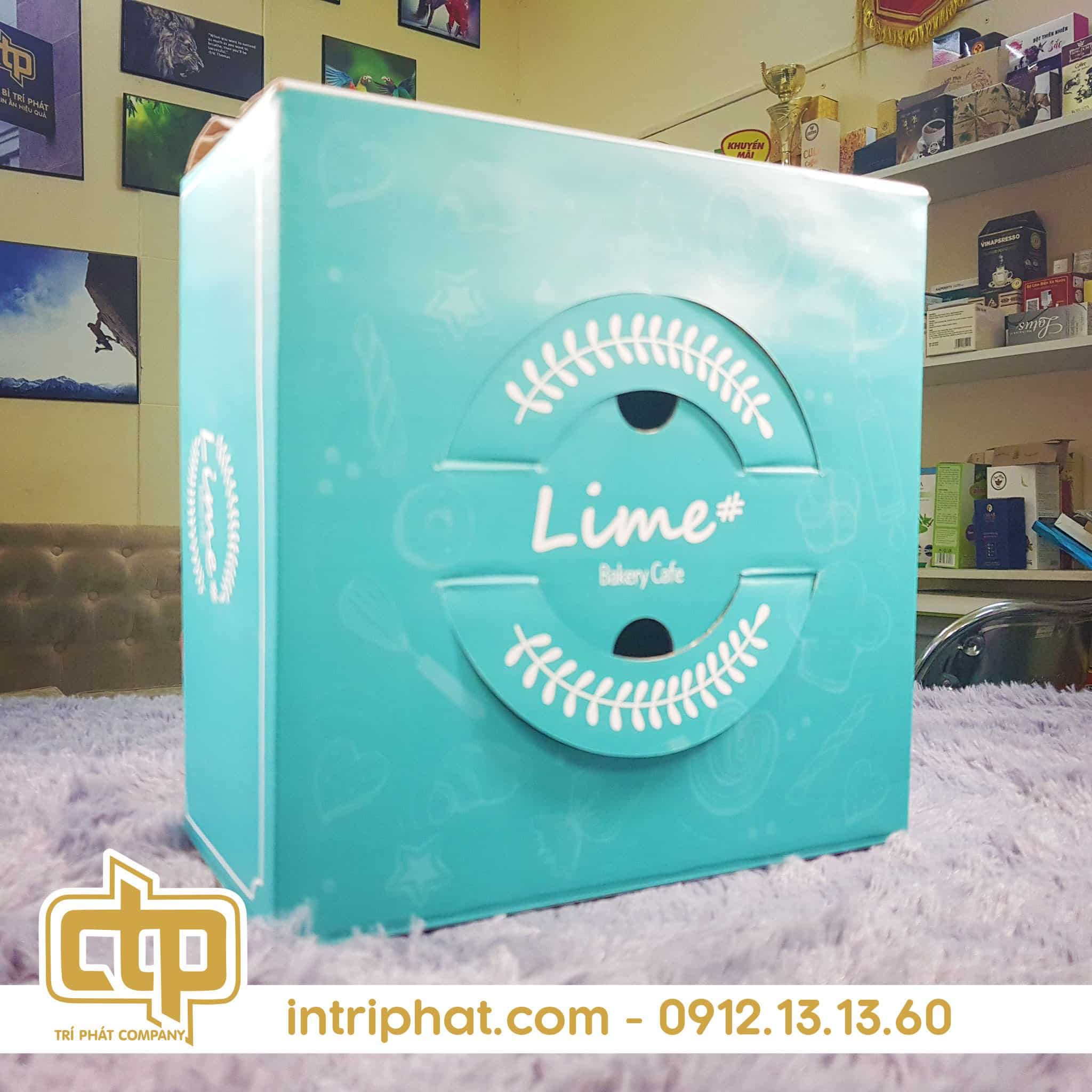 Sản xuất hộp bánh kem