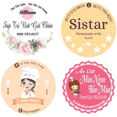 In Sticker Theo Yêu Cầu Giá Rẻ, Mẫu đẹp, Thiết Kế Miễn Phí - In Bao Bì ...