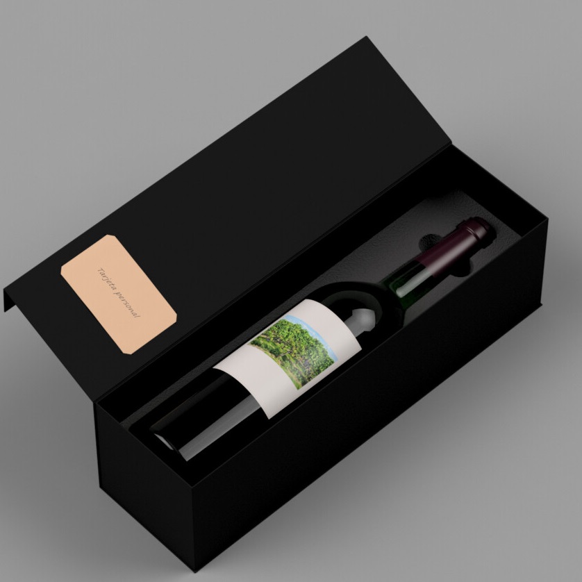 Mẫu hộp giấy đựng rượu vang - 3