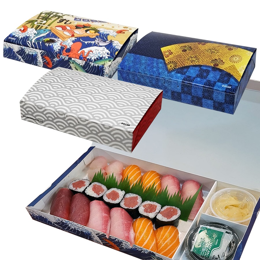 Hộp giấy đựng sushi - 16