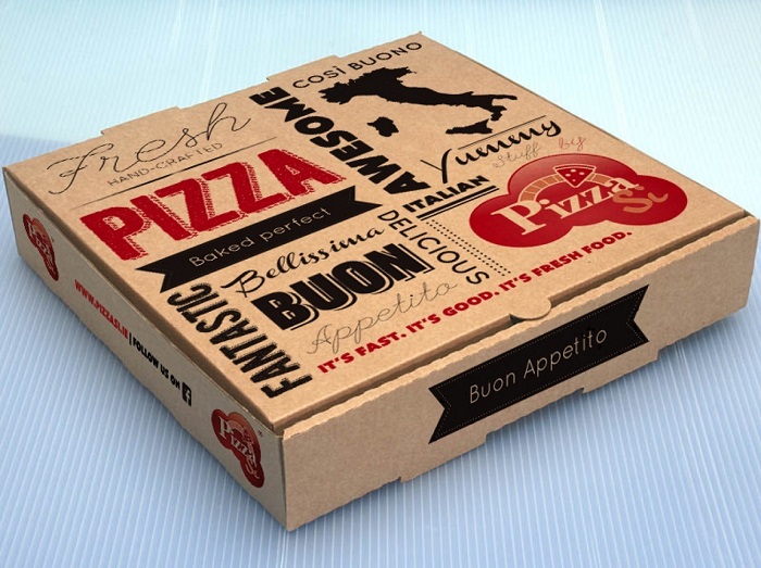 Mẫu hộp giấy đựng bánh pizza đẹp - 11