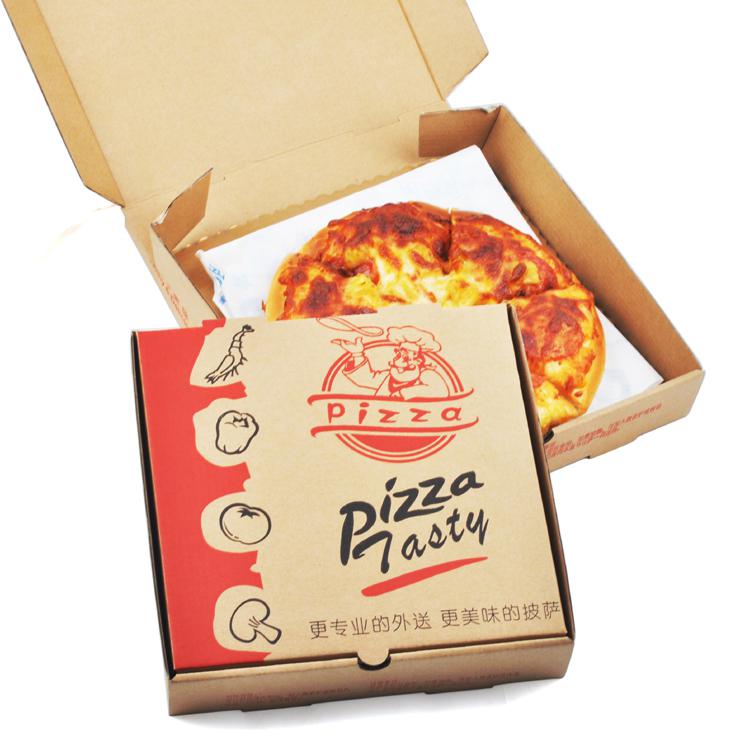 Mẫu hộp giấy đựng bánh pizza đẹp - 19