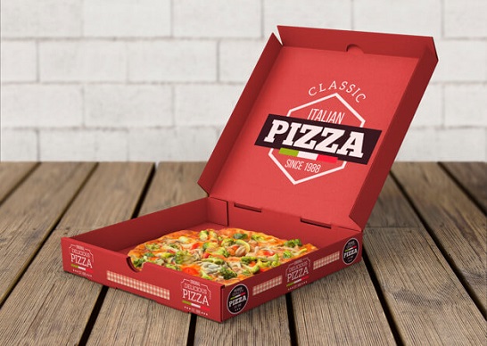 Mẫu hộp giấy đựng bánh pizza đẹp - 16