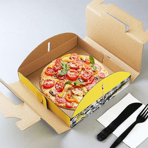 Mẫu hộp giấy đựng bánh pizza đẹp - 15