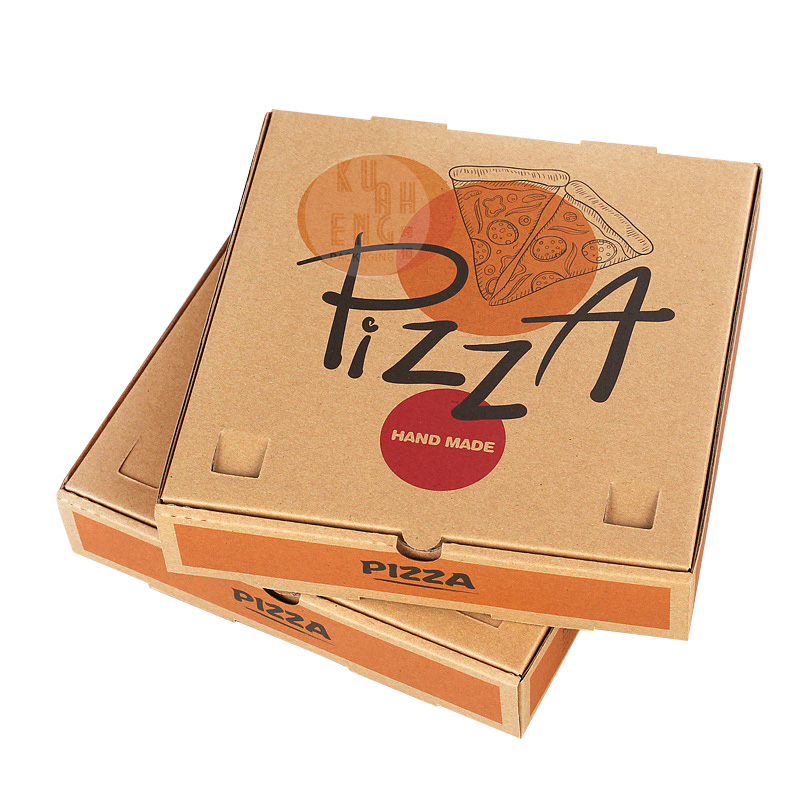 Mẫu hộp giấy đựng bánh pizza đẹp - 12