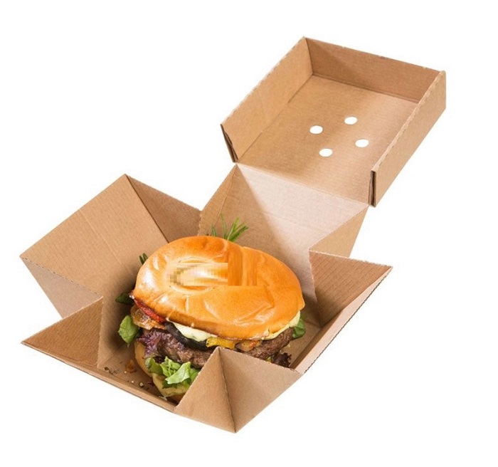Mẫu hộp hamburger số 14