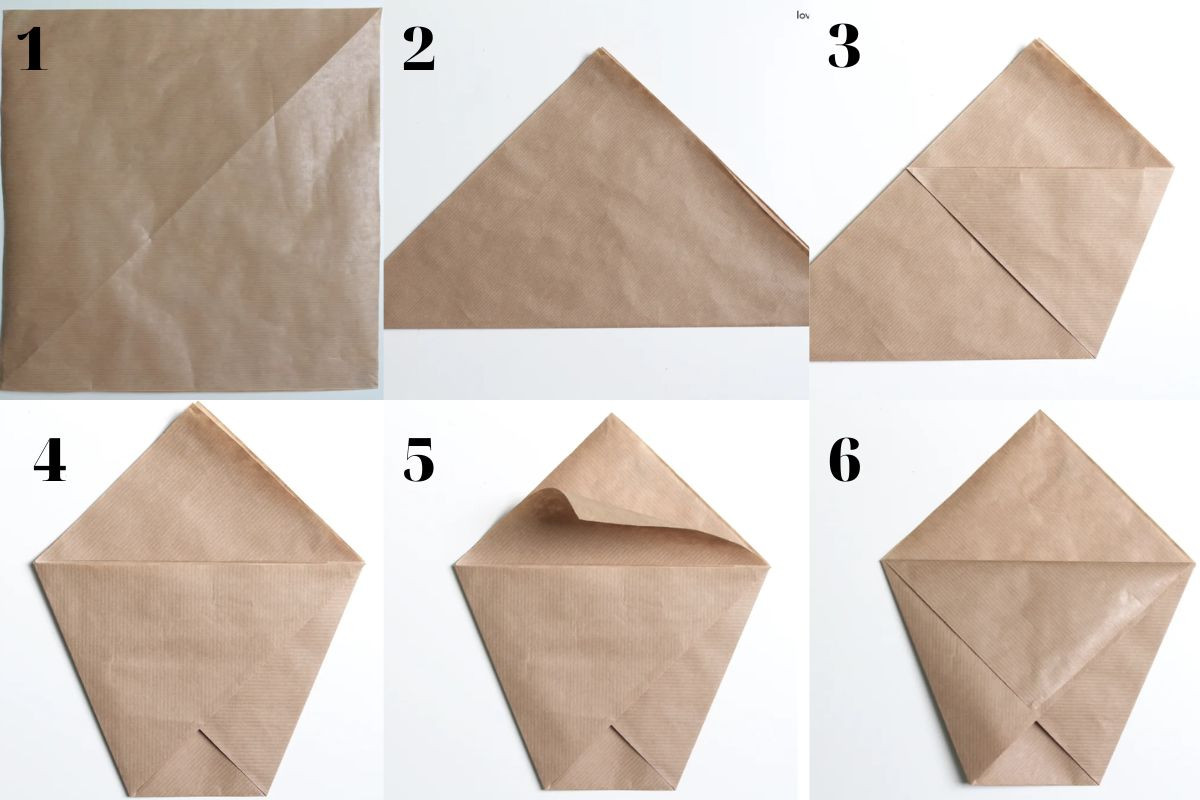 Hướng dẫn cách gấp túi giấy đựng khoai tây chiên chi tiết