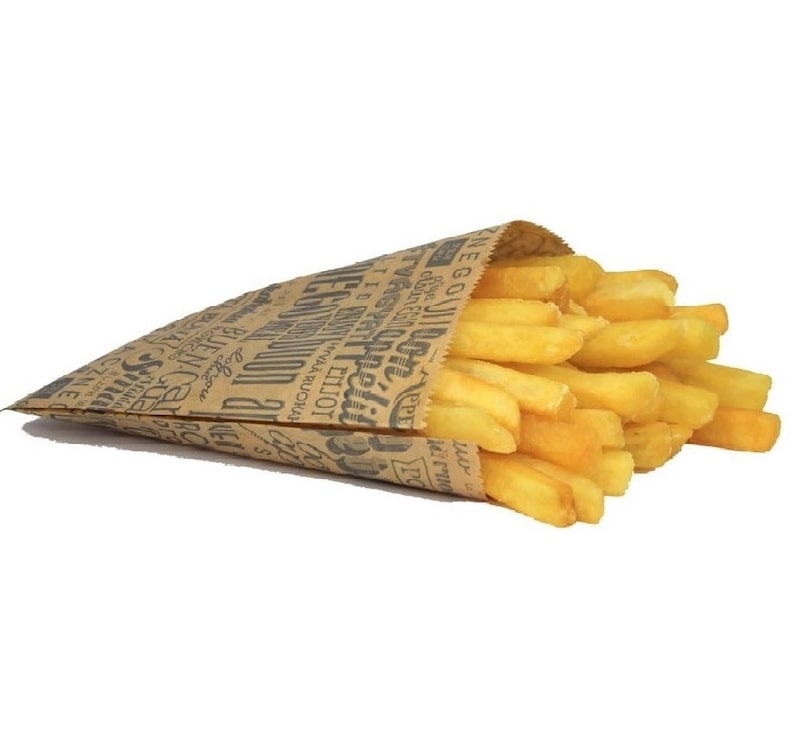 Mẫu túi giấy đựng khoai tây chiên - 2
