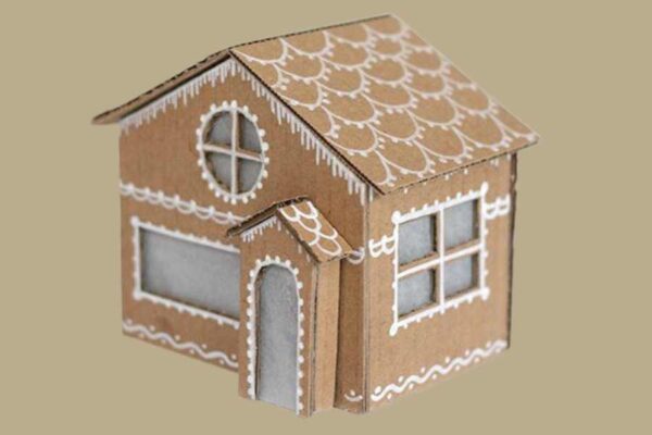 Cách làm ngôi nhà bằng giấy carton