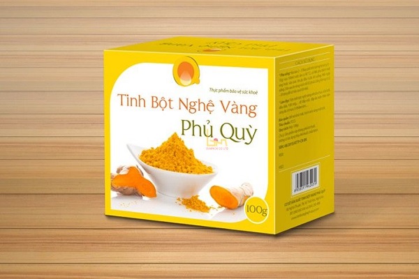 hộp giấy đựng tinh bột nghệ - 9