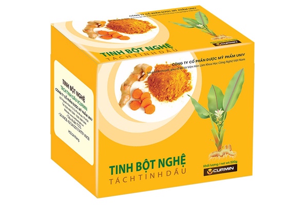 Chất liệu in hộp giấy đựng tinh bột nghệ