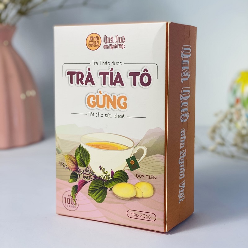 hộp giấy đựng trà tía tô