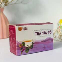 hộp giấy đựng trà tía tô