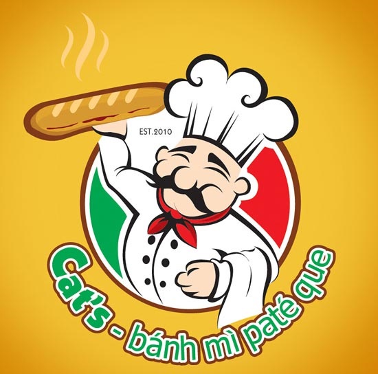 Mẫu thiết kế logo bánh mì - 25