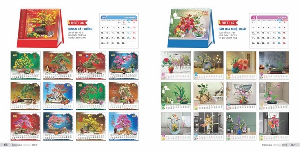 In Lịch Để Bàn Chữ A 17 Lịch để bàn chữ A là gì?